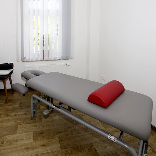 Behandlungsraum der Physiotherapiepraxis Zimmer